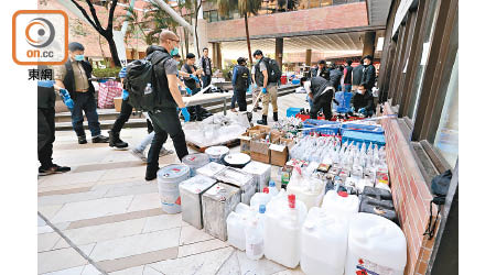 本港三間大學早前被示威者闖入，並有危險化學品失竊。