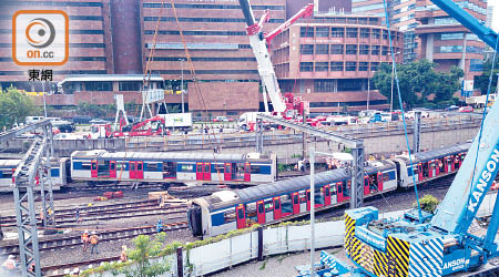 機電工程署指港鐵東鐵線紅磡站列車出軌事故不涉及外物影響或惡意破壞。