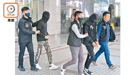 兩名涉案香港青年被捕。