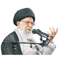 伊朗最高精神領袖哈梅內伊形容今次襲擊只是摑美國一巴。