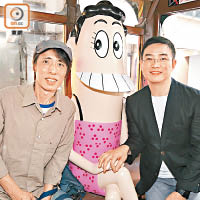 溫紹倫（右）同甘小文（左）都認為漫畫最重要係故事。