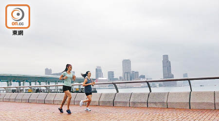 本港下周二起將一連六日潮濕有驟雨，昨天已見天色迷濛。（吳建明攝）