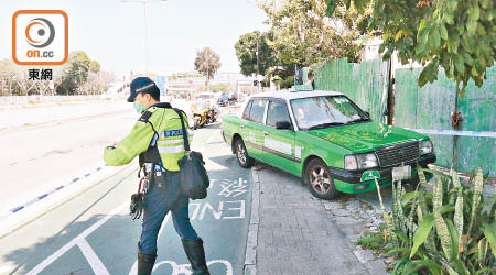 警方封鎖現場調查。（張世洋攝）