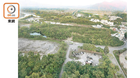 新鴻基地產提供的元朗東頭地皮，面積約三十萬平方呎。