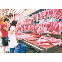食品<br>新鮮豬肉價格高企，令食品通脹顯著。