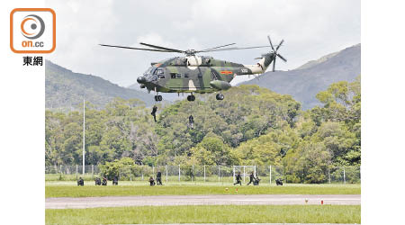 解放軍駐港部隊一架直升機失事。圖為部隊其中一款多用途直升機。