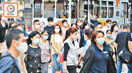 港大研究指本港人口的抗體陽性率不足百分之零點零五。（袁志豪攝）