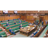 英國國會下議院討論《港區國安法》。