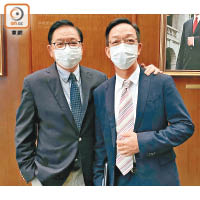 林健鋒（左）及劉業強（右）就恰好無打算去東京奧運會，冇受到事件影響。