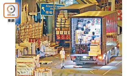 運抵香港的急凍食品及果品，供應仍穩定。
