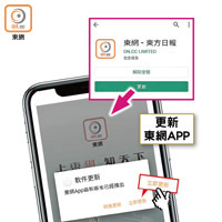 更新東網APP