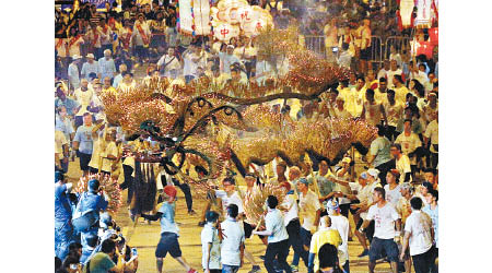 大坑舞火龍原意是驅除瘟疫，今年卻因疫症面臨停辦。