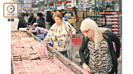 澳洲的超市內，肉類均被包裝妥善才會出售。
