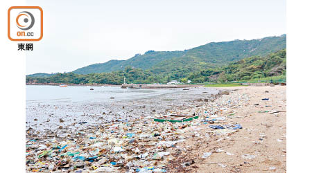 海岸垃圾威脅本港生態環境。