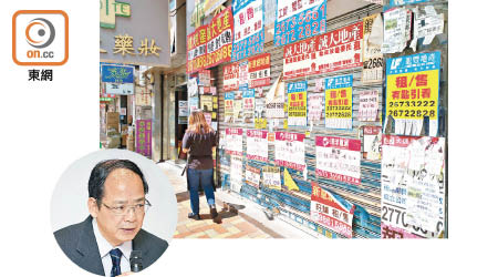 劉愛國（圓圖）指藥房生意慘淡，當中位於旅遊區的店舖最受影響。