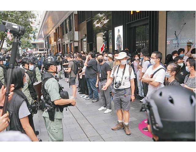 10•1通街黑暴 當國安法冇到