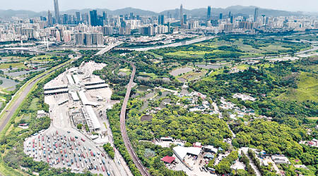 落馬洲河套地區創科園首幅土地料明年交付。