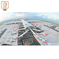 深圳機場近年拓展航班迅速。