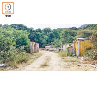 西貢相思灣村綠化地帶被非法開墾。