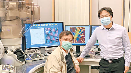 科大物理學教授王寧（左）的團隊獲國家科技部資助，研究量子物料。（受訪者提供）