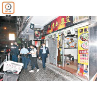 警方到場調查。（文健雄攝）