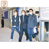 「上海仔」郭永鴻（中）早前返港被捕。