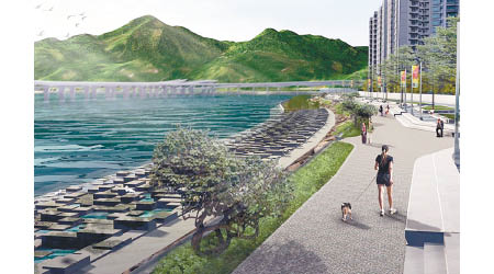政府計劃在東涌河範圍興建兼具保育和防洪功能的「河畔公園」。