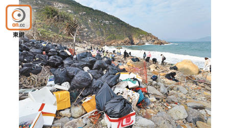 早前審計報告批評漁護署在海岸公園等地負責收集海岸垃圾工作不力。