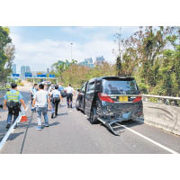 4月7日：七人車當日被追撞截停，車尾損毀。