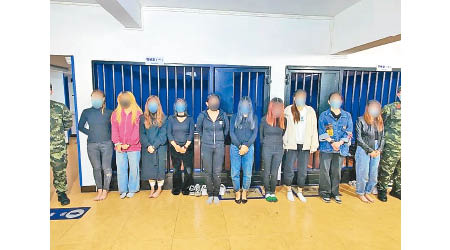 廣東海警拘捕多名涉案人士。