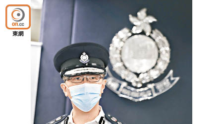 蕭澤頤接任警務處處長一職。（陳德賢攝）