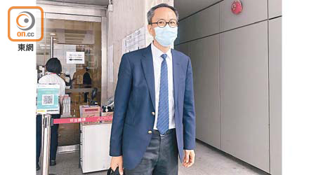 辯方傳召黃以謙出庭作供。（楊佩珊攝）