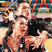 吳森雋及林惠怡兼顧跳舞捱了不少苦頭。