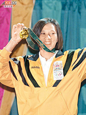 李麗珊96年奧運奪得滑浪風帆金牌。