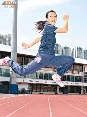 香港女飛人方綺蓓誓要飛躍英倫。
