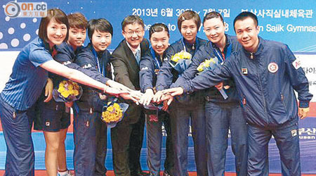 港女乒隊僅在女團決賽不敵中國，表現有晒交代。