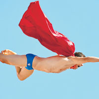 跳水超人<br>捷克選手拿華迪爾這個超高台跳水動作未必可取得高分，但肯定會成為今屆賽事其中一個經典鏡頭。（Getty images圖片）