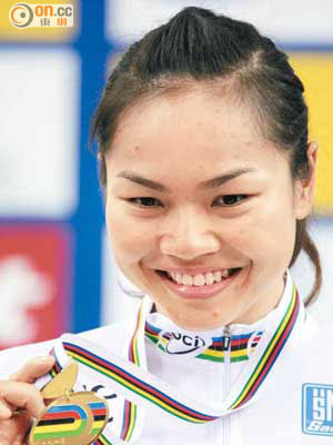 李慧詩在上屆勇奪500米計時賽金牌，震驚車壇。
