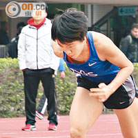 女拔萃短跑王牌林浩恩。