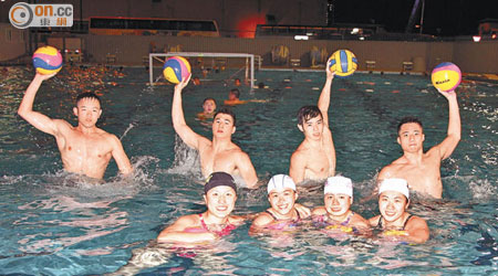 各院校的男、女子代表將於下月初的首屆大專水球賽同場競技。