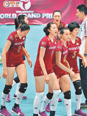 近期連贏9仗的中國女排，亦要為世界盃保留實力。