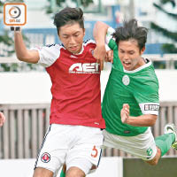 大埔李嘉耀（右）是香港飛馬上屆捧菁英盃功臣之一。