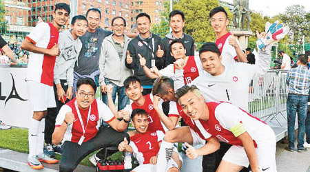 香港無家者代表隊上下一心，以求在世界盃取得佳績。