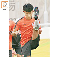 老友徐宏傑（圖）已經入選港隊，鄭兆均都希望「有咁一日」。