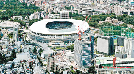 距離奧運尚有1年時間，主場館日本新國立競技場興建亦如火如荼。（互聯網圖片）