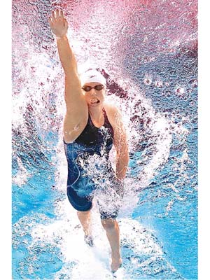 想睇列迪姬（圖）對香港泳將何詩蓓嘅奧運大戰，大家要畀啲耐性喇！