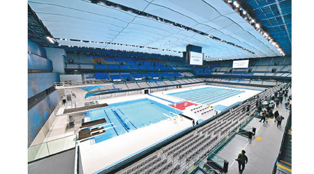 為奧運而建的東京水上活動中心設施先進。