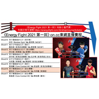 《Energy Fight 2021 第一回》on.cc東網直播賽程